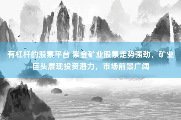 有杠杆的股票平台 紫金矿业股票走势强劲，矿业巨头展现投资潜力，市场前景广阔
